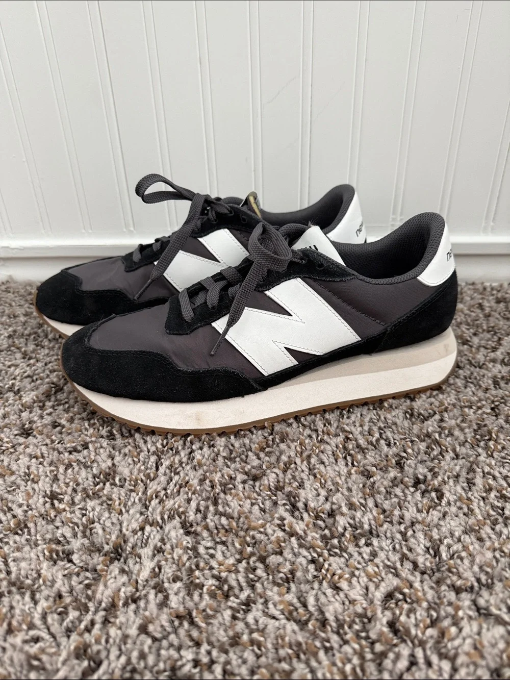 New Balance 237 Women’s Black, White & Gray Sneakers